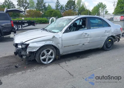 2007 Hyundai Sonata Limited/Se V6 из США, поврежденный, VIN 5NPEU46F67H267976